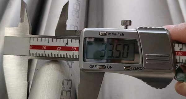 316l pipe diameter measurement